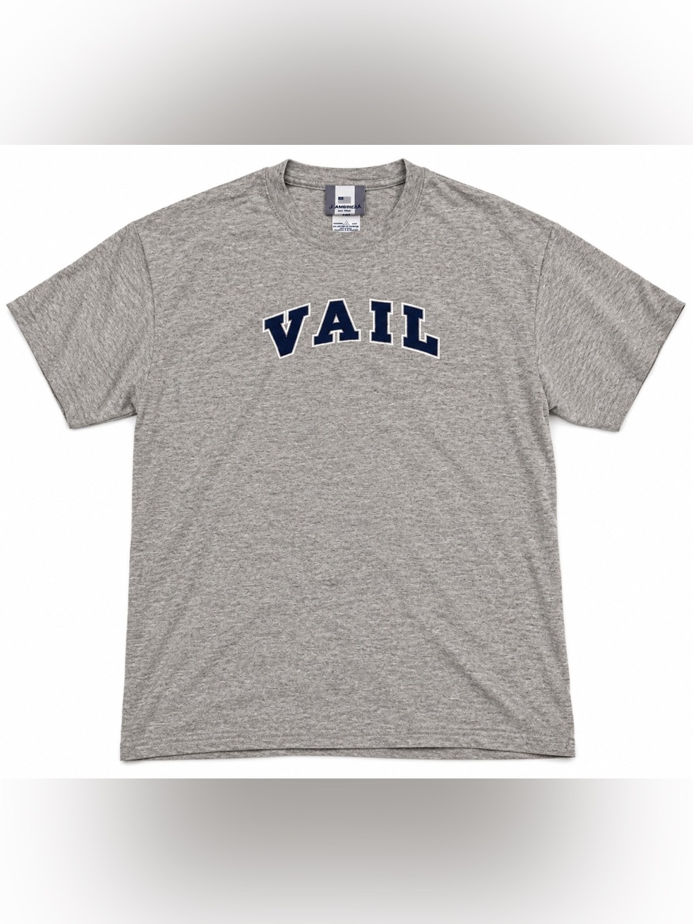 Vintage Vail Graphic Tee Gray Large